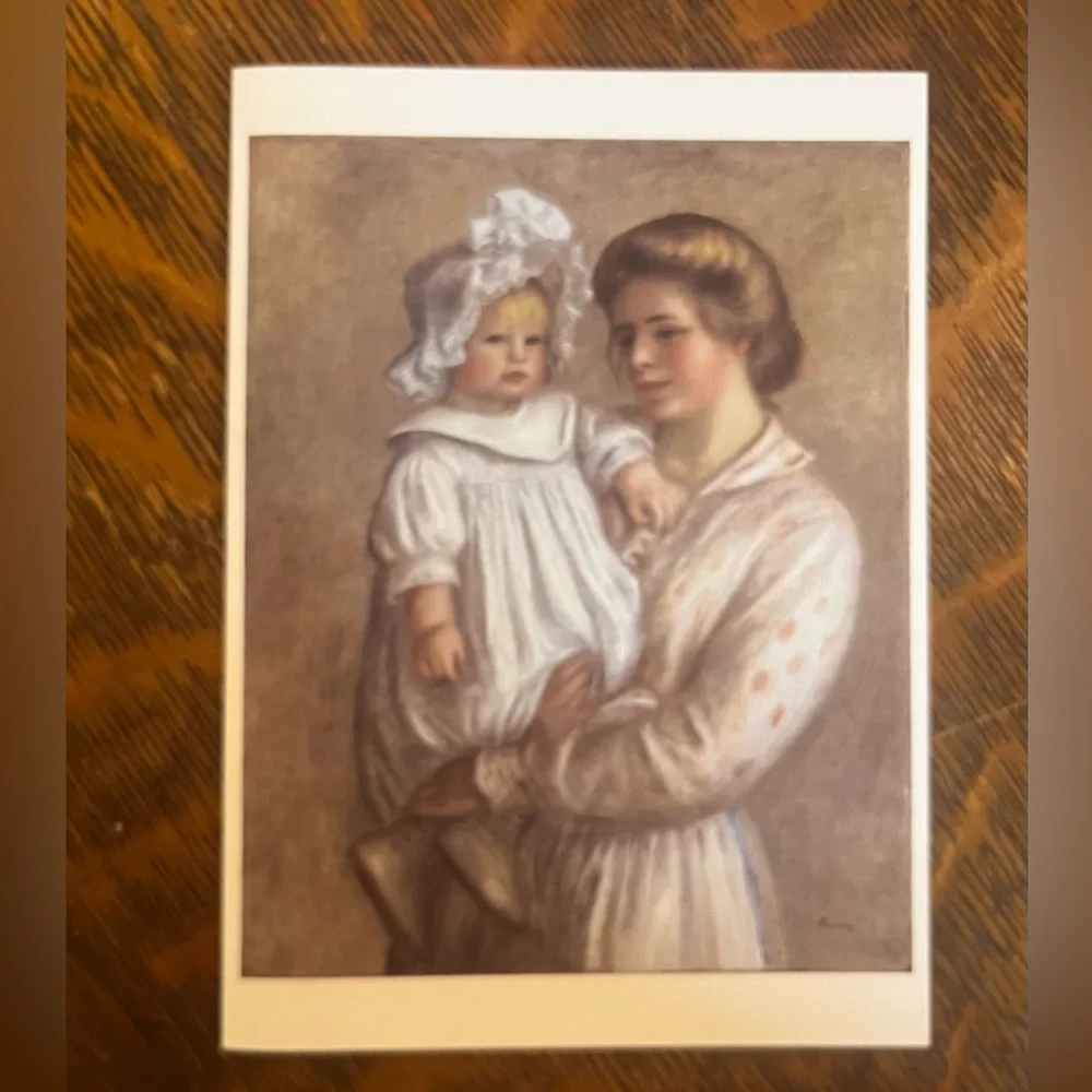 NWOT Renoir’s Portrait blank cards ( Impressive of an Age)- beautiful